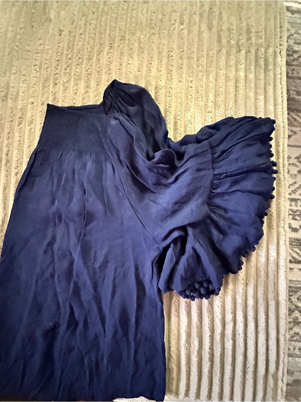 Navy blue women’s 2X blouse
